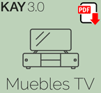 Descarga el catálogo de Muebles TV de la colección KAY 3.0