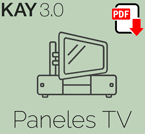 Descarga el catálogo de Paneles TV de la colección KAY 3.0